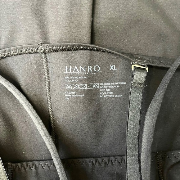 Hanro Shapewear Dress Womens XL Black Body Shaping Slip Micro Fiber Bustless - Picture 8 of 9